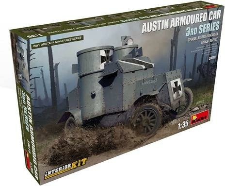 Cover for Miniart · 1/35 Austin Armoured Car 3Rd Series Finnish Service (5/21) (Toys)