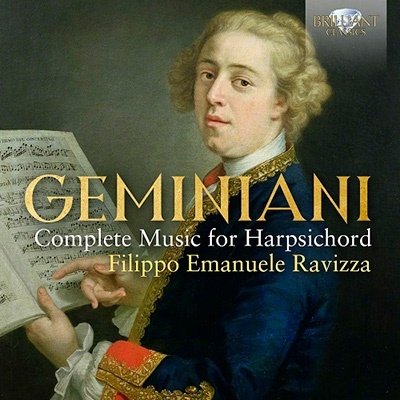 Cover for Filippo Emanuele Ravizza · Geminiani: Complete Music For Harpsichord (CD) (2022)