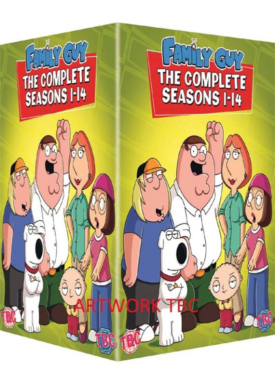 Family Guy Seson 1-14 - TV Series - Elokuva - TWENTIETH CENTURY FOX - 5039036070904 - maanantai 10. marraskuuta 2014