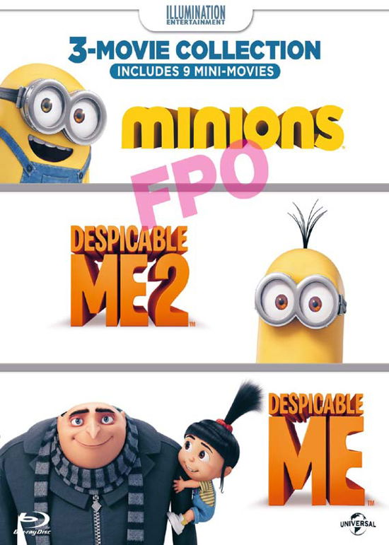 Cover for Despicable Me  Despicable Me 2  Minions · Despicable Me / Despicable Me 2 / Minions (DVD) (2015)