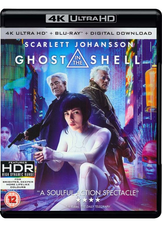 Cover for Ghost in the Shell Uhd BD Dig · Ghost In The Shell (4K Ultra HD) (2017)