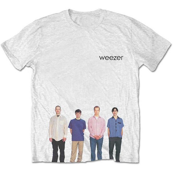 Cover for Weezer · Weezer Unisex T-Shirt: Blue Album (Retail Pack) (T-shirt) [size S] [White - Unisex edition]