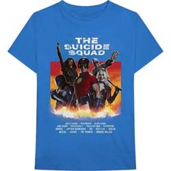 Cover for Suicide Squad - The · The Suicide Squad Unisex T-Shirt: Credits (T-shirt) [size S] [Blue - Unisex edition]