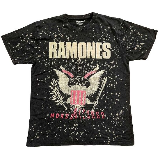 Ramones Unisex T-Shirt: Eagle (Wash Collection) - Ramones - Koopwaar -  - 5056561034904 - 