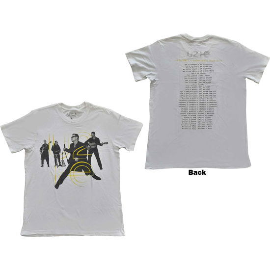 U2 Unisex T-Shirt: Live Action (Ex-Tour & Back Print) - U2 - Merchandise -  - 5056561050904 - 