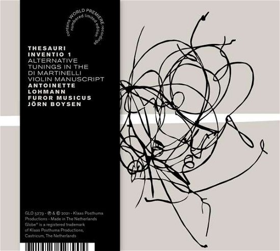 Cover for Antoinette Lohmann · Thesauri Iventio 1 &amp; 2 (CD) (2021)