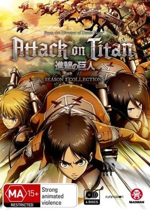 Cover for Attack on Titan Season 1 Collection (DVD) (2017)