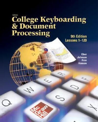 Gregg College Keyboarding and Document Processing (Gdp), Take Home Version, Kit 3 for Word 2003 (Lessons 1-120) - Ober - Books - McGraw-Hill Education - Europe - 9780072987904 - February 19, 2004