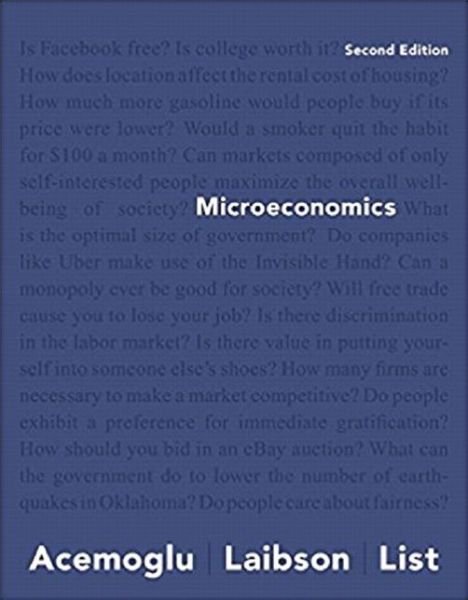 Cover for Daron Acemoglu · Microeconomics, Student Value Edition Plus MyEconLab with Pearson EText -- Access Card Package (Book) (2017)