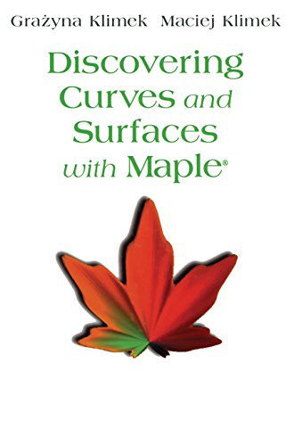 Cover for Maciej Klimek · Discovering Curves and Surfaces with Maple (R) (Book) [1997 edition] (1997)