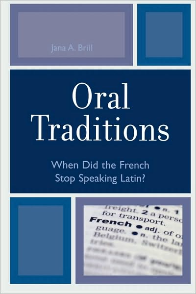 Cover for Jana A. Brill · Oral Traditions (Paperback Book) (2005)