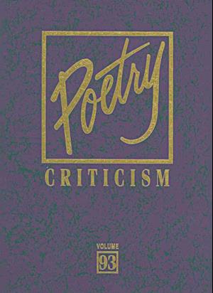 Cover for Michelle Lee · Poetry Criticism Excerpts from Criticism of the Works of the Most Significant and Widely Studied Poets of World Literature VOL. 93 (Hardcover Book) (2009)