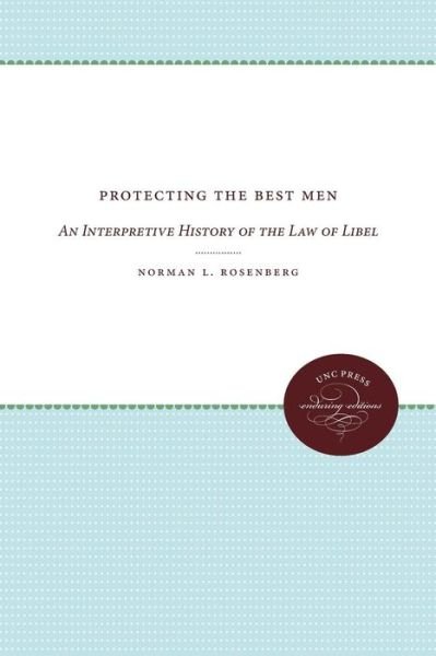 Cover for Norman L. Rosenberg · Protecting the Best Men (Paperback Book) (1990)