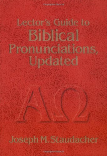 Cover for Joseph M. Staudacher · Lector's Guide to Biblical Pronunciations (Paperback Book) [Updated edition] (2001)