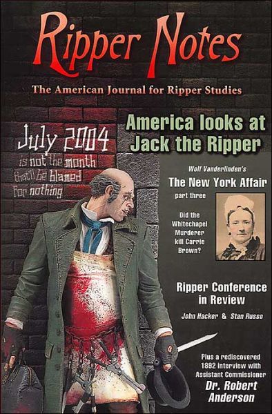 Cover for Howard Brown · Ripper Notes: America Looks at Jack the Ripper (Paperback Book) (2004)