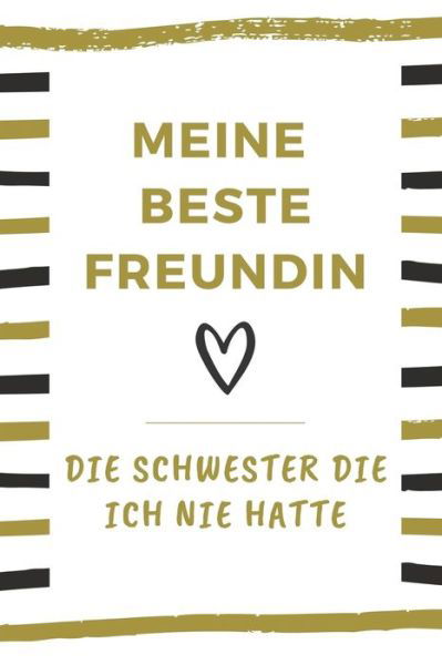 Cover for Dankebff Kalender · Meine Beste Freundin Die Schwester Die Ich Nie Hatte (Paperback Book) (2019)