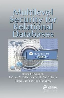 Cover for Osama S. Faragallah · Multilevel Security for Relational Databases (Paperback Book) (2018)