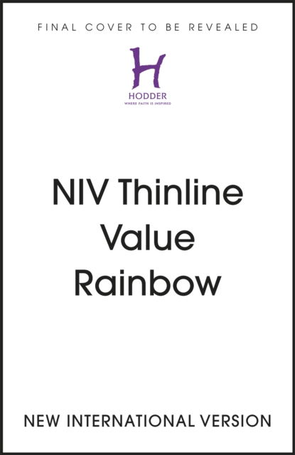 NIV Value Hardback Bible: Rainbow edition - New International Version - New International Version - Książki - Hodder & Stoughton - 9781399801904 - 6 lipca 2023