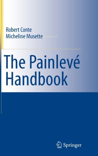 Cover for Robert M. Conte · The Painleve Handbook (Hardcover Book) [2008 edition] (2008)