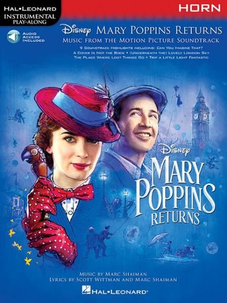Cover for Hal Leonard Publishing Corporation · Instrumental Play-Along: Mary Poppins Returns - Horn (Book / Online Audio) (Pocketbok) (2019)