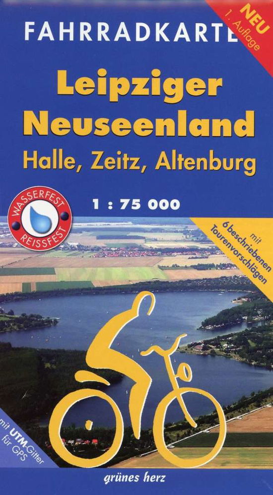 Fahrradkarte Leipziger Neuseenland (Book)