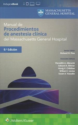 Cover for John Doe · Man Procedimientos Anest Clin Mgh 9e PB (Pocketbok) (2017)
