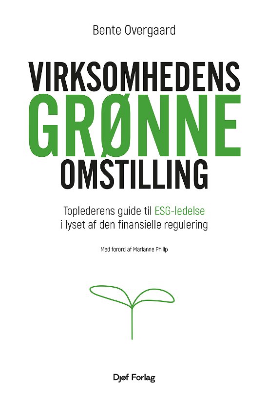 Cover for Bente Overgaard · Virksomhedens Grønne Omstilling (Poketbok) [1:a utgåva] (2022)