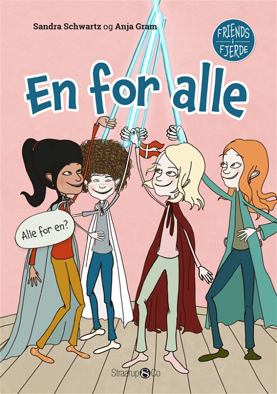 Cover for Sandra Schwartz · Friends i fjerde: En for alle (Hardcover Book) [1er édition] (2022)