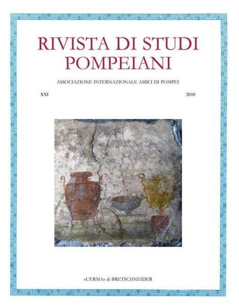 Cover for Aa. Vv. · Rivista Di Studi Pompeiani 21/2010 (Paperback Bog) [Italian edition] (2011)