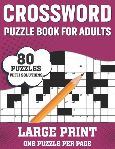 Cover for Major H DeWitt Publishing · Crossword Puzzle Book For Adults (Paperback Book) (2021)