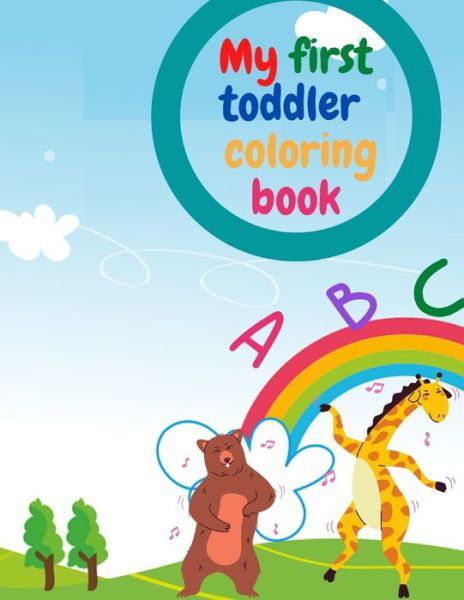 Cover for Med Ouazzi · First toddler coloring book (Taschenbuch) (2020)