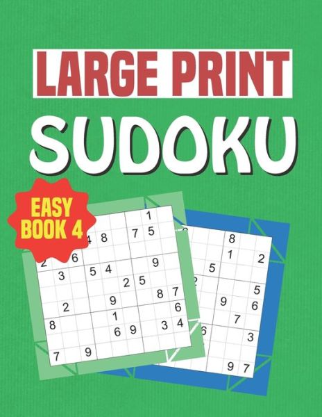 Cover for Yellow Turtle Press · Large Print Sudoku Easy Book 4 (Paperback Book) (2020)