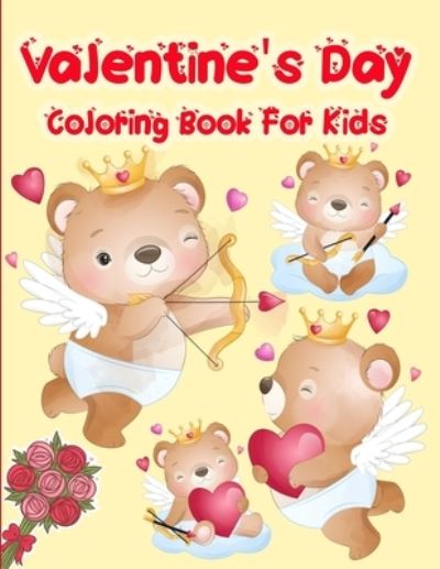 Cover for Samr Publications · Valentine's Day Coloring Book For Kids (Paperback Book) (2021)