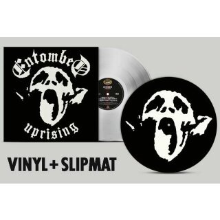 Cover for Entombed · Uprising (LP) [Limited Clear Vinyl + Slipmat edition] (2023)