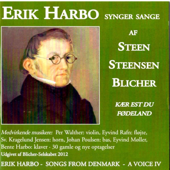 Cover for Harbo Erik · Synger Steen Steensen Blicher (CD) (2011)