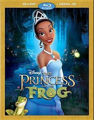 Cover for Princess &amp; the Frog (Blu-ray) (2017)