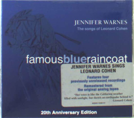 Famous Blue Raincoat + Bonus Tr. - Jennifer Warnes - Muziek - SHOUT FACTORY - 0826663104905 - 24 oktober 2007