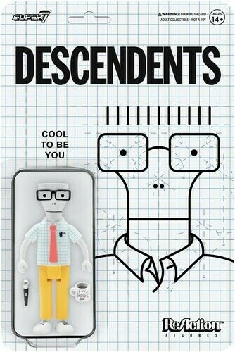Descendents Reaction Figure - Milo (Cool To Be You) - Descendents - Merchandise - SUPER 7 - 0840049814905 - 9. november 2021