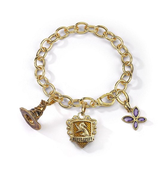 Hp Lumos Hufflepuff Charm Bracelet 7714 - Harry Potter - Merchandise - The Noble Collection - 0849241002905 - May 10, 2016