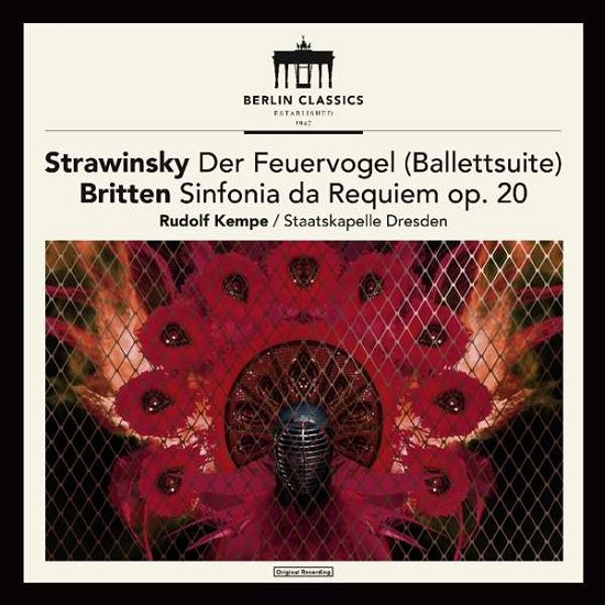 Cover for Staatskapelle Dresden / Rudolf Kempe · Stravinsky: The Firebird / Britten: Sinfonia Da Requiem (CD) [Remastered edition] (2017)