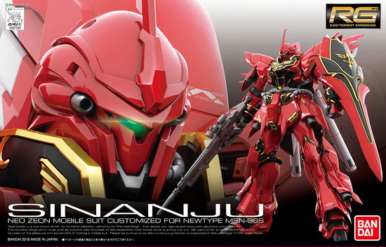 Cover for Gundam · Gundam - Model Kit - Real Grade - Msn-06s Sinanju (Toys) (2019)