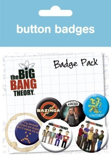 Button 6er Set - The Big Bang Theory - 1 - Merchandise -  - 5028486205905 - 