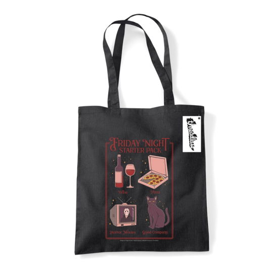Thiago Correa (Friday Night) Black Tote Bag - - Merchandise - PYRAMID INTERNATIONAL - 5050293868905 - April 25, 2024