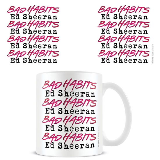 Cover for Ed Sheeran · Ed Sheeran Bad Habits Repeat (Mug)