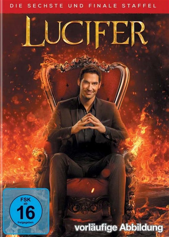 Cover for Tom Ellis,lauren German,kevin Alejandro · Lucifer: Staffel 6 (DVD) (2022)