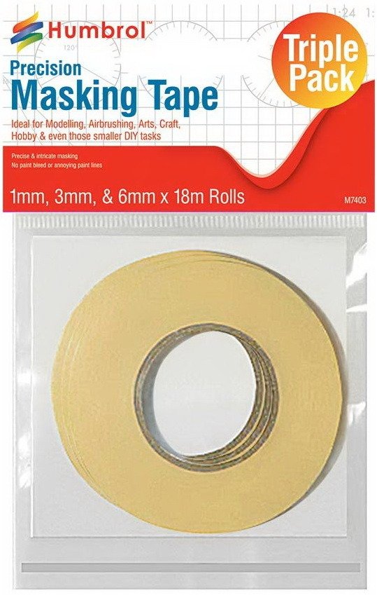 Cover for Humbrol · Masking Tape Set 1mm, 3mm En 6mm X18m Rolls (Leksaker)