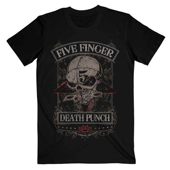 Five Finger Death Punch Unisex T-Shirt: Wicked - Five Finger Death Punch - Produtos - Global - Apparel - 5056170619905 - 10 de janeiro de 2020