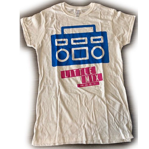 Little Mix Ladies T-Shirt: Jesy Logo (Ex-Tour) - Little Mix - Produtos - Royalty Paid - 5056170651905 - 