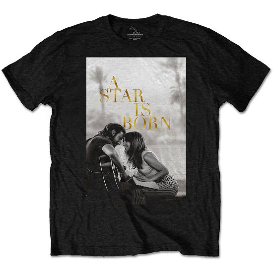 Cover for A Star Is Born · A Star Is Born Unisex T-Shirt: Jack &amp; Ally Movie Poster (T-shirt) [size S] [Black - Unisex edition]