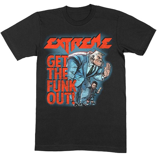 Cover for Extreme · Extreme Unisex T-Shirt: Get the Funk Out Bouncer (T-shirt) [size S] [Black - Unisex edition]